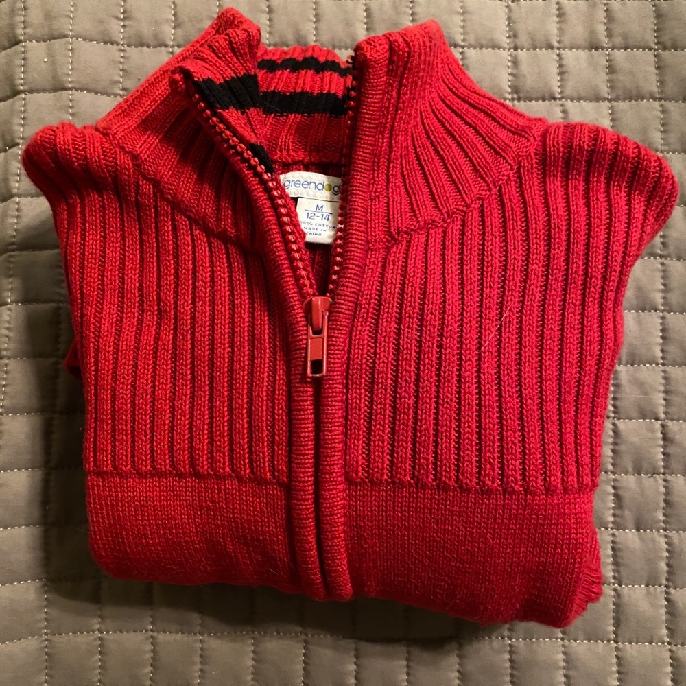 100% cotton, soft zip up jacket